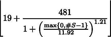 Scoring formula